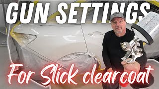 How to paint a car using base coat  clear coat and the best way to set up your gun for clear [upl. by Ellwood]