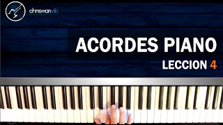 Cómo tocar Acordes en Piano HD Lección 4  Christianvib [upl. by Kevan]