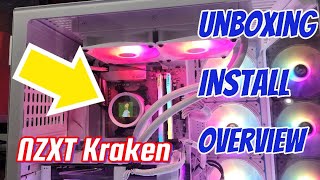 NZXT Kraken 240 The Best Looking Liquid Cooler Out There [upl. by Eyaf]