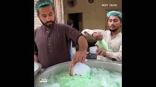 Pakola Doodh Soda  GREEN HULK JUICE  Street Drink Pakola Milk Shake  Ramadan Street Food Karachi [upl. by Ennaerb199]