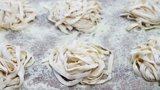 How to Make Homemade Pasta with Chickpea Flour Garbanzo Bean Flour [upl. by Natsirt]