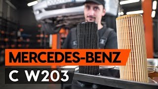 Ölwechsel MERCEDESBENZ С200 3 W203 wie Öl und Ölfilter wechseln AUTODOC TUTORIAL [upl. by Rosalinda671]