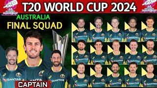 ICC World Cup 2024 Australia Team Squad  Australia T20 Squad for World Cup 2024  AUS T20 SQUAD [upl. by Oirram]