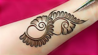 Very beautiful stylish arabic mehndi design  easy mehndi design  mehndi design  Mehndi  mehndi [upl. by Brownson653]