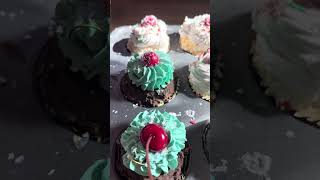 Faux cupcake Christmas ornaments I made [upl. by Colon]