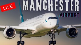 🔴 Live Manchester Airport Plane Spotting 🛫 [upl. by Shult]