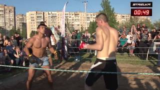 Russian Soldier vs Mexican fighter  MMA [upl. by Yelwah]