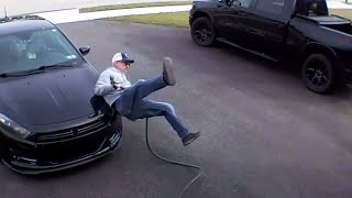 Caught in 4K 👀 Funniest Security Camera Fails [upl. by Atilegna]