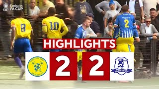 Sporting Khalsa 22 Darlaston Town  First Round Qualifying  Highlights  Emirates FA Cup 2324 [upl. by Thirzia]