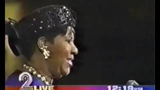 Aretha Franklin Lift Every Voice amp Sing LIVE YouTube [upl. by Teews]