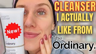 The Ordinary SECRETLY Launched A NEW CLEANSER That I Actually Like… Glucoside Cleanser Review [upl. by Asoj]