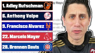 Reacting to NEW ESPN Top 100 MLB Prospect Rankings [upl. by Lytton]