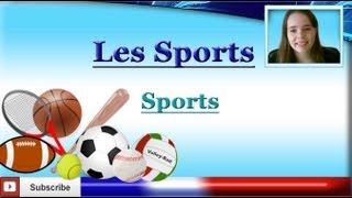 Learn French  Sports Vocabulary lesson  Les sports  Los deportes en francés [upl. by Lindsey]