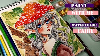 Draw with meWatercolor fairy [upl. by Straub511]