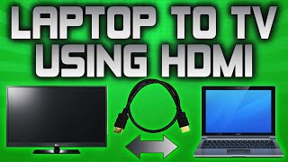 How To Connect Your Laptop To Your TV With a HDMi Cable [upl. by Gurtner]