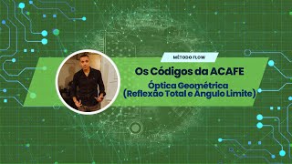 Os Códigos da ACAFE  Física  Óptica Geométrica Reflexão Total e Ângulo Limite [upl. by Nolrak440]