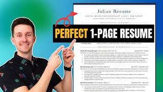 Write and Format the Perfect 1 Page Resume with templates and examples [upl. by Kola]