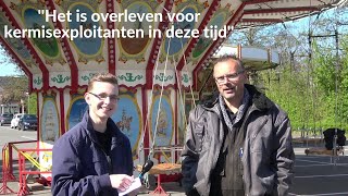 Interview Kermisexploitant Chris Kramer over de coronacrisis  4 zweefmolens bij elkaar [upl. by Adnac]