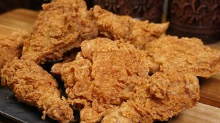 How To Make Fried Chicken Restaurant Style  Seasoned Salt Brine [upl. by Kenay]