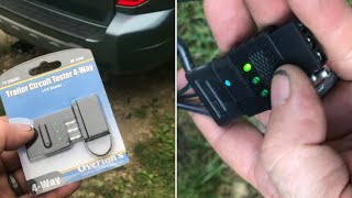 REVIEW￼ fourway “trailer light tester” harbor freight￼ overton￼ [upl. by Noella173]