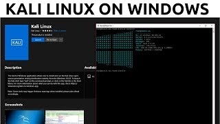 Kali Linux On Windows 10 Official  WSL  Installation amp Configuration [upl. by Nide437]