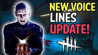 NEW Pinhead Voice Lines Gameplay  Dead By Daylight [upl. by Astiram965]