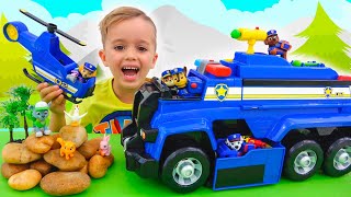 Vlad e Niki PAW Patrol salvano lincrociatore definitivo [upl. by Arvy]