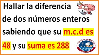 MAXIMO COMUN DIVISOR EXAMEN DE ADMISION PUCPNUMEROS Y OPERACIONES [upl. by Wiskind667]