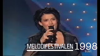 Melodifestivalen genom tiderna Melodifestivalen 1998 [upl. by Corvese15]