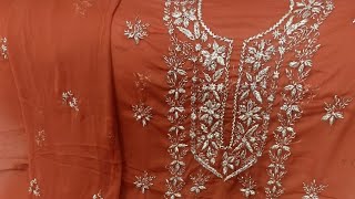 New Design Hand Made LCD Maroori Gotta Work Suits 2pic Shirt amp Dupatta Fabric SoftChiffonyoutube [upl. by Tlevesoor]