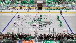 Dallas Stars vs Edmonton Oilers Game 5 West Finals Playoffs NHL 24 Gameplay [upl. by Ogram]