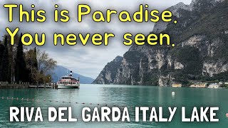 “RIVA DEL GARDA” DECEMBER 2023” lake garda ITALY WALKING TOUR PROWALK VLOG [upl. by Alledi]