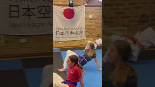 Karate warm up drills  Karrinyup Karate karate karatekids karatewarmup [upl. by Hedwig]