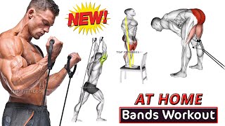 10 Best Resistance Band Workout  full body  10 EFFECTIVE EXERCISES [upl. by Huoh]