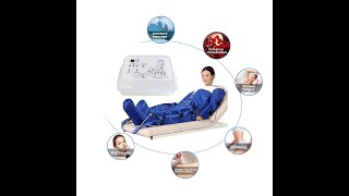 Blue Pressotherapy Lymphatic Drainage Device with 16 Air Bags [upl. by Yniar209]