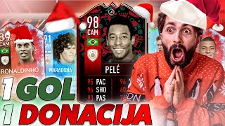 OMG 98 PELE U CHRISTMAS DRAFT CHALLENGEU FIFA 22 [upl. by Charlie86]