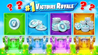 VBUCKS CHALLENGE  Défi FORTNITE Battle Royale [upl. by Wightman587]