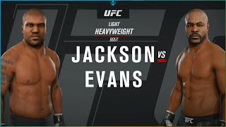 Rampage Jackson vs Rashad Evans UFC Simulation 031324 [upl. by Valerian]