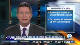 Skimmer found at Sunoco gas station near Lantana [upl. by Old]