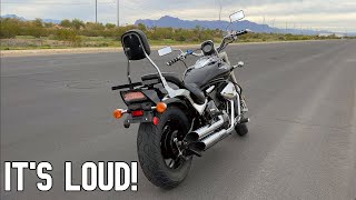 Suzuki Boulevard M50  Vance amp Hines Exhaust [upl. by Veejar]