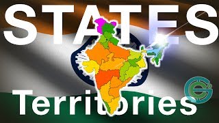 The States  territories of India EXPLAINED Geography Now [upl. by Jepum]