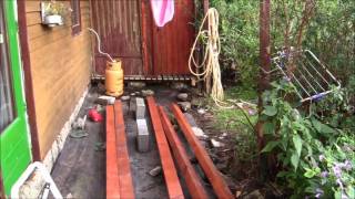 How to make your own decking or veranda [upl. by Eetak]