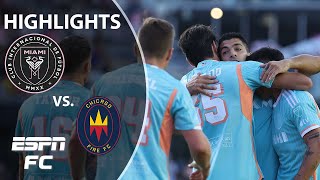 Inter Miami vs Chicago Fire  MLS Highlights  ESPN FC [upl. by Aineg]