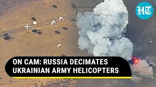 Russian Army Blows Up Ukrainian Helicopters Breaks Kyivs Defence On Frontline  Watch [upl. by Ireva]