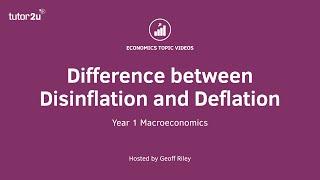 Difference between Disinflation and Deflation [upl. by Ennovad]