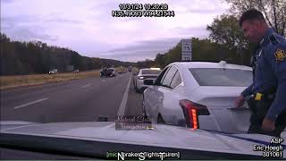 PursuitTVIStolen VehI40 Alma Crawford Co Arkansas State Police Troop H Traffic Series Ep1239 [upl. by Beata]