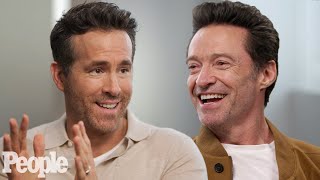 Ryan Reynolds amp Hugh Jackman Interview Each Other  PEOPLE [upl. by Kanor]