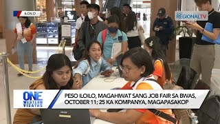 One Western Visayas PESO Iloilo magahiwat sang job fair sa bwas October 11 [upl. by Ynamreg]