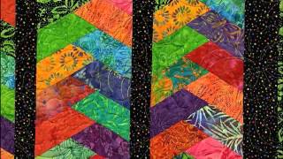 How to Make a Strip Quilt called the Braid Quilt [upl. by Ahsille502]