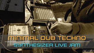 Minimal Dub Techno Live Session  Volca Keys  Model D  Moog Mf104m Delay  Lexicon PCM81Ableton [upl. by Charry]